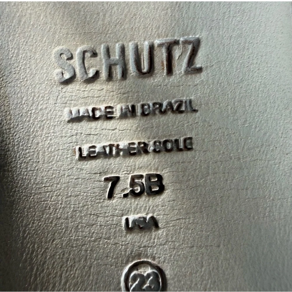 Schutz Platform Block Heel Sandals in Blush Pink size 7.5 - Picture 4 of 4